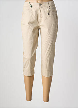 Pantalon trei sferturi bej ANNA MONTANA femeie