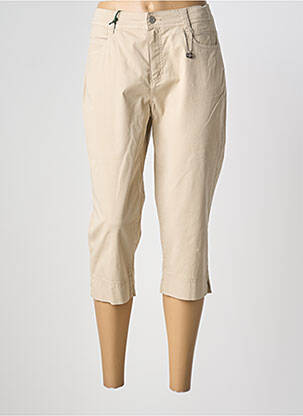 Pantalon trei sferturi bej ANNA MONTANA femeie