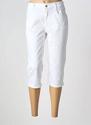 Pantalon trei sferturi alb ANNA MONTANA femeie