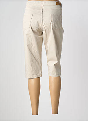 Pantalon trei sferturi elasticitate mărime normală bej LCDN femeie