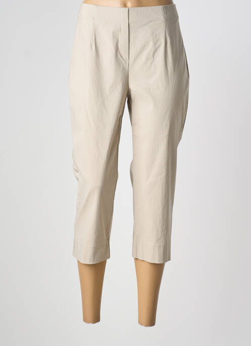 Pantalon trei sferturi bej MAGIC SHAPE femeie