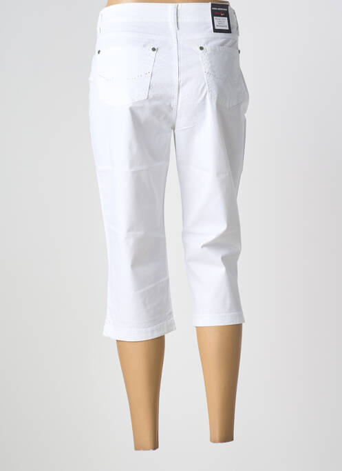 Pantalon trei sferturi alb ANNA MONTANA femeie