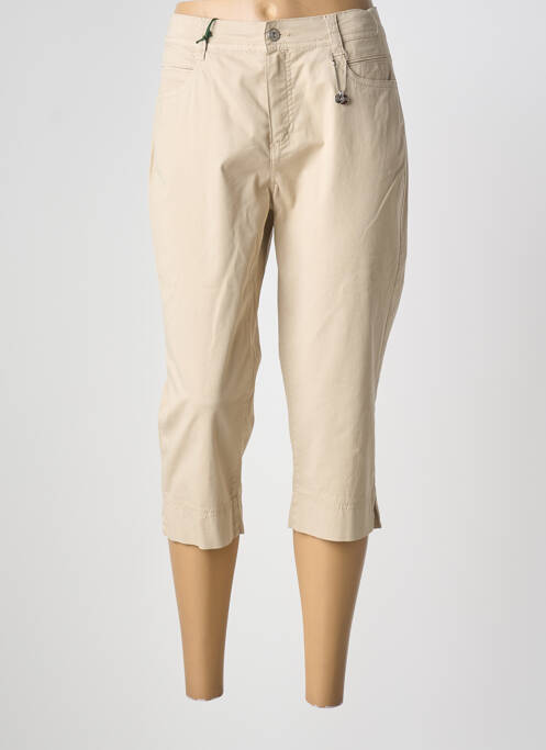 Pantalon trei sferturi bej ANNA MONTANA femeie