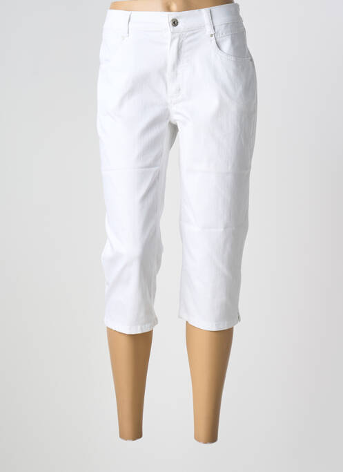 Pantalon trei sferturi alb ANNA MONTANA femeie