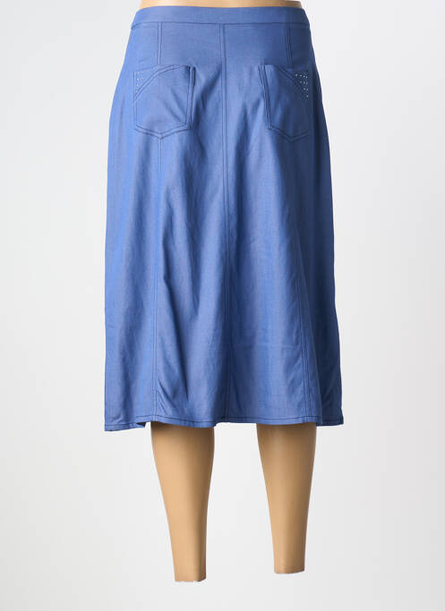 Fustă midi albastru GUY DUBOUIS femeie