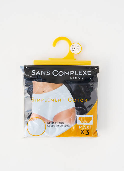 Chilot cu talie înaltă negru SANS COMPLEXE femeie