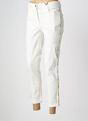Pantalon 7/8 elasticitate mărime normală alb MPC (MA PETITE CAPSULE) femeie