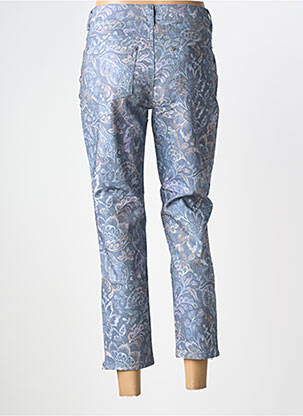 Pantalon 7/8 elasticitate mărime normală albastru ANNA MONTANA femeie