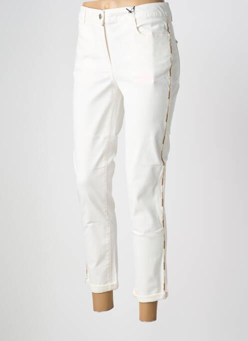 Pantalon 7/8 alb MPC (MA PETITE CAPSULE) femeie