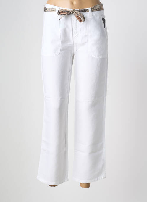 Pantalon 7/8 alb ANNA MONTANA femeie