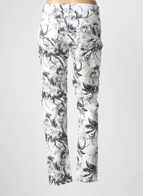 Pantalon slim alb ANNA MONTANA femeie