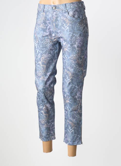 Pantalon 7/8 albastru ANNA MONTANA femeie