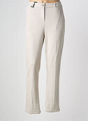 Pantalon slim bej ANNA MONTANA femeie