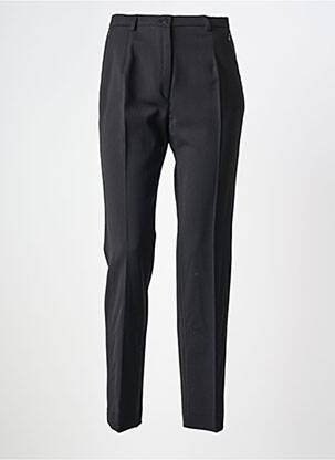 Pantalon slim talie înaltă talie înaltă negru GUY DUBOUIS femeie