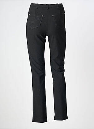 Pantalon slim talie înaltă talie înaltă negru GUY DUBOUIS femeie