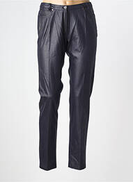 Pantalon slim talie elastică mărime normală albastru MARI GIUDICELL femme