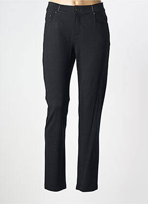 Pantalon slim elasticitate mărime normală negru ANNA MONTANA femeie