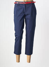 Pantalon 7/8 talie cu cleme mărime normală albastru BETTY BARCLAY femme