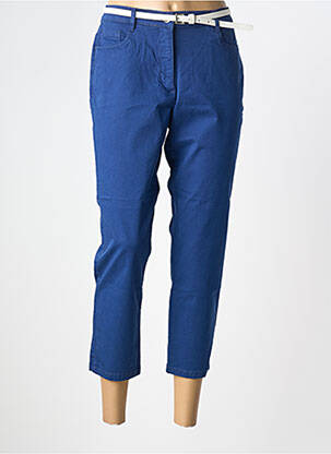 Pantalon 7/8 talie cu cleme mărime normală albastru închis BETTY BARCLAY femeie