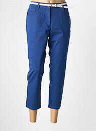 Pantalon 7/8 talie cu cleme mărime normală albastru închis BETTY BARCLAY femme