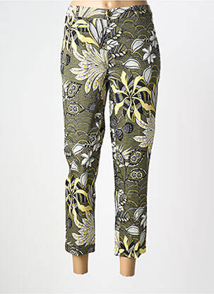Pantalon 7/8 elasticitate mărime normală verde ANNA MONTANA femeie