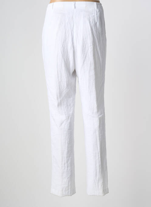 Pantalon drept alb JEAN DELFIN femeie
