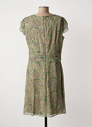 Rochie midi imprimeu floral mâneci scurte verde BETTY BARCLAY femeie