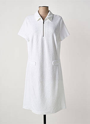 Rochie midi mâneci scurte mâneci scurte alb TUZZI femeie
