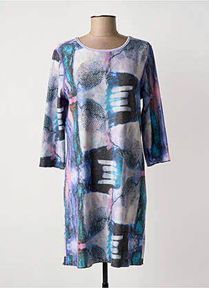 Rochie scurtă mâneci lungi mâneci lungi violet CAPUCCINO femeie