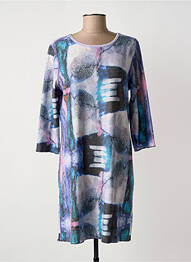 Rochie scurtă mâneci lungi mâneci lungi violet CAPUCCINO femeie