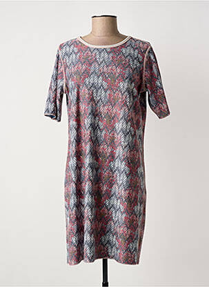 Rochie scurtă mâneci scurte mâneci scurte roz CAPUCCINO femeie