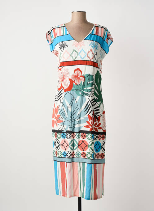 Rochie midi albastru GUY DUBOUIS femeie