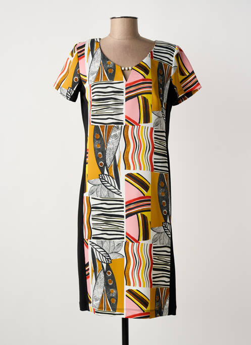 Rochie midi galben ARONA femeie