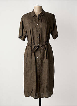 Rochie midi maro BARBARA LEBEK femeie