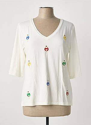 Tricou mâneci 3/4 mâneci 3/4 bej ANANKE femeie