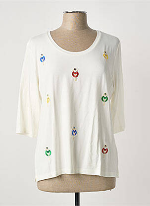 Tricou mâneci 3/4 mâneci 3/4 bej ANANKE femeie