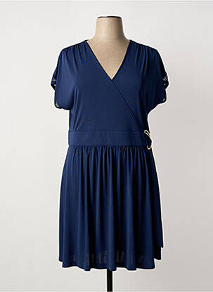 Rochie midi mâneci scurte mâneci scurte albastru ANANKE femeie