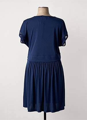 Rochie midi mâneci scurte mâneci scurte albastru ANANKE femeie