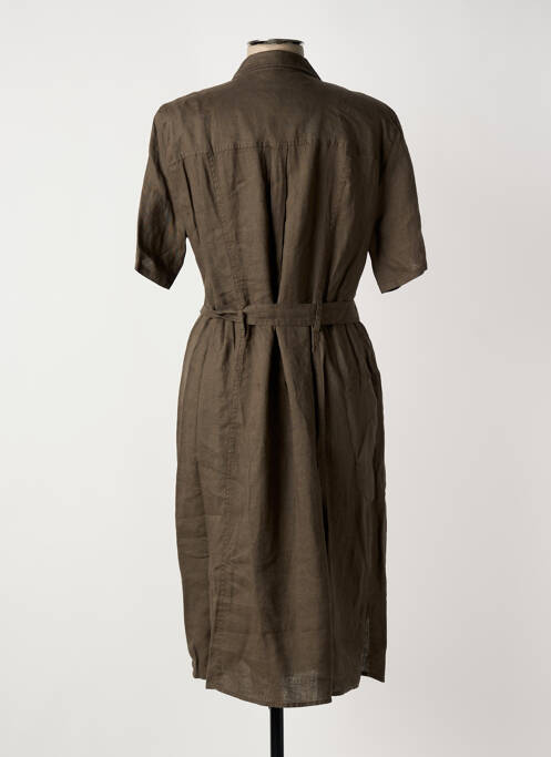 Rochie midi maro BARBARA LEBEK femeie