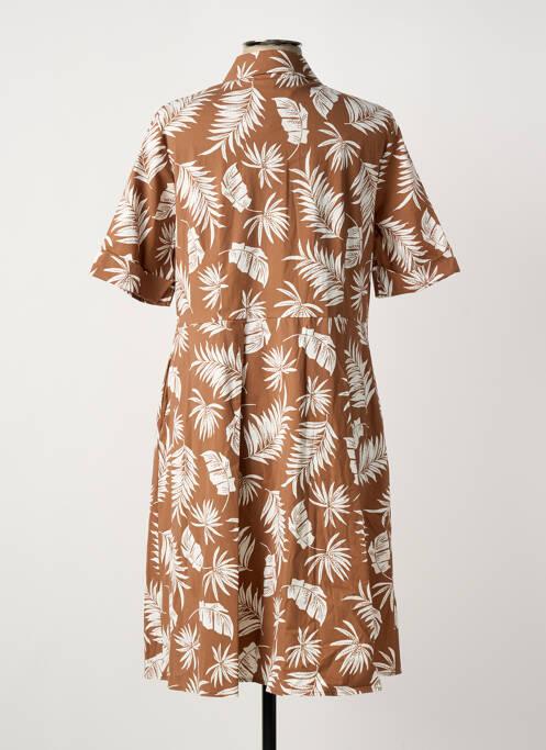 Rochie midi maro FRANK WALDER femeie