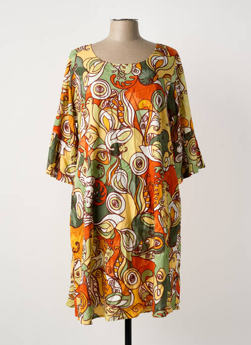 Rochie midi verde ORIENTIQUE NATURALLY femeie