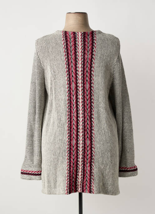 Vestă cu mâneci lungi gri TONI femeie