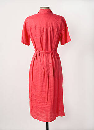 Rochie midi mâneci scurte mâneci scurte roz BARBARA LEBEK femeie