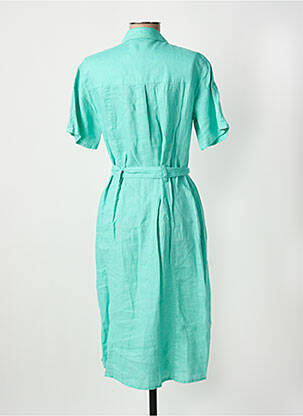 Rochie midi mâneci scurte mâneci scurte albastru BARBARA LEBEK femeie
