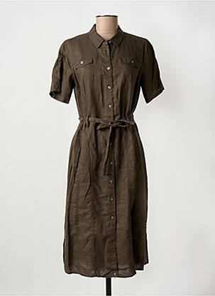 Rochie midi verde BARBARA LEBEK femeie