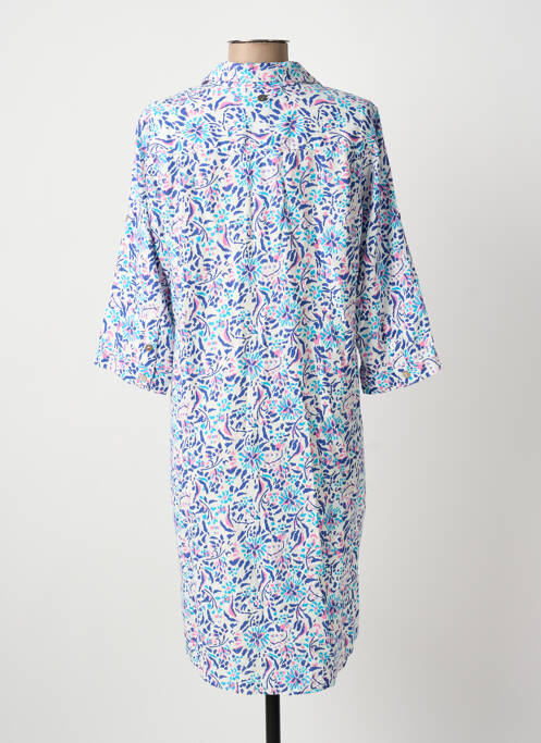 Rochie midi imprimeu fantezie mâneci lungi albastru ESPRIT DE LA MER femme