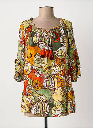 Cămașă verde ORIENTIQUE NATURALLY femeie