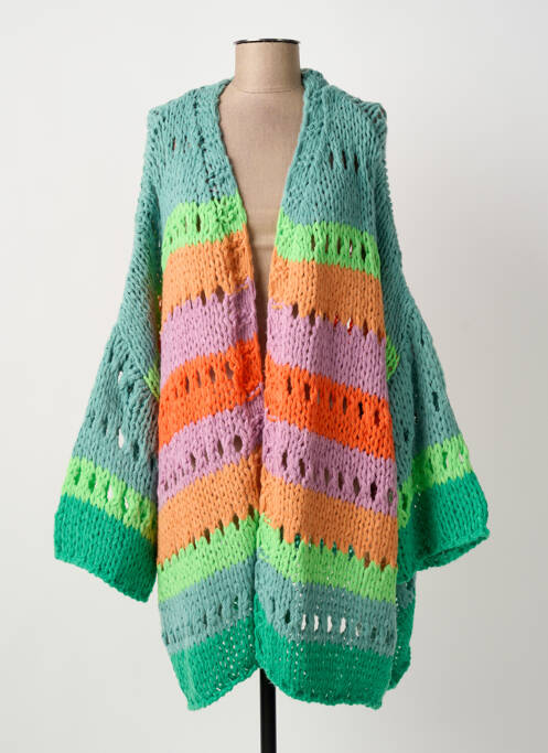 Vestă cu mâneci lungi verde GOLD&SILVER PARIS femeie