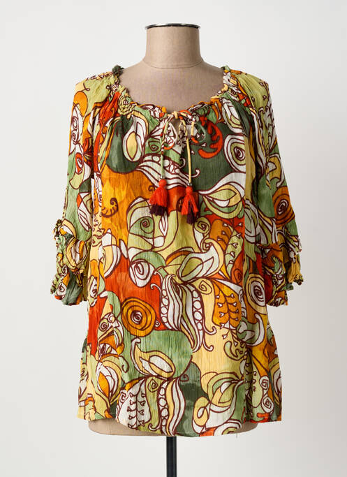 Cămașă verde ORIENTIQUE NATURALLY femeie