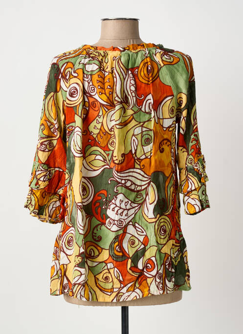 Cămașă verde ORIENTIQUE NATURALLY femeie